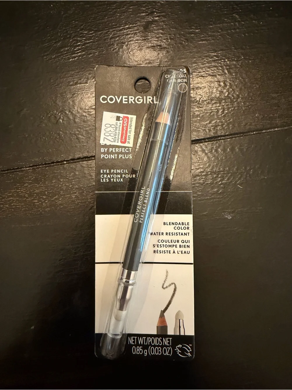NWT COVERGIRL Perfect Blend Eye Pencil -Charcoal 105